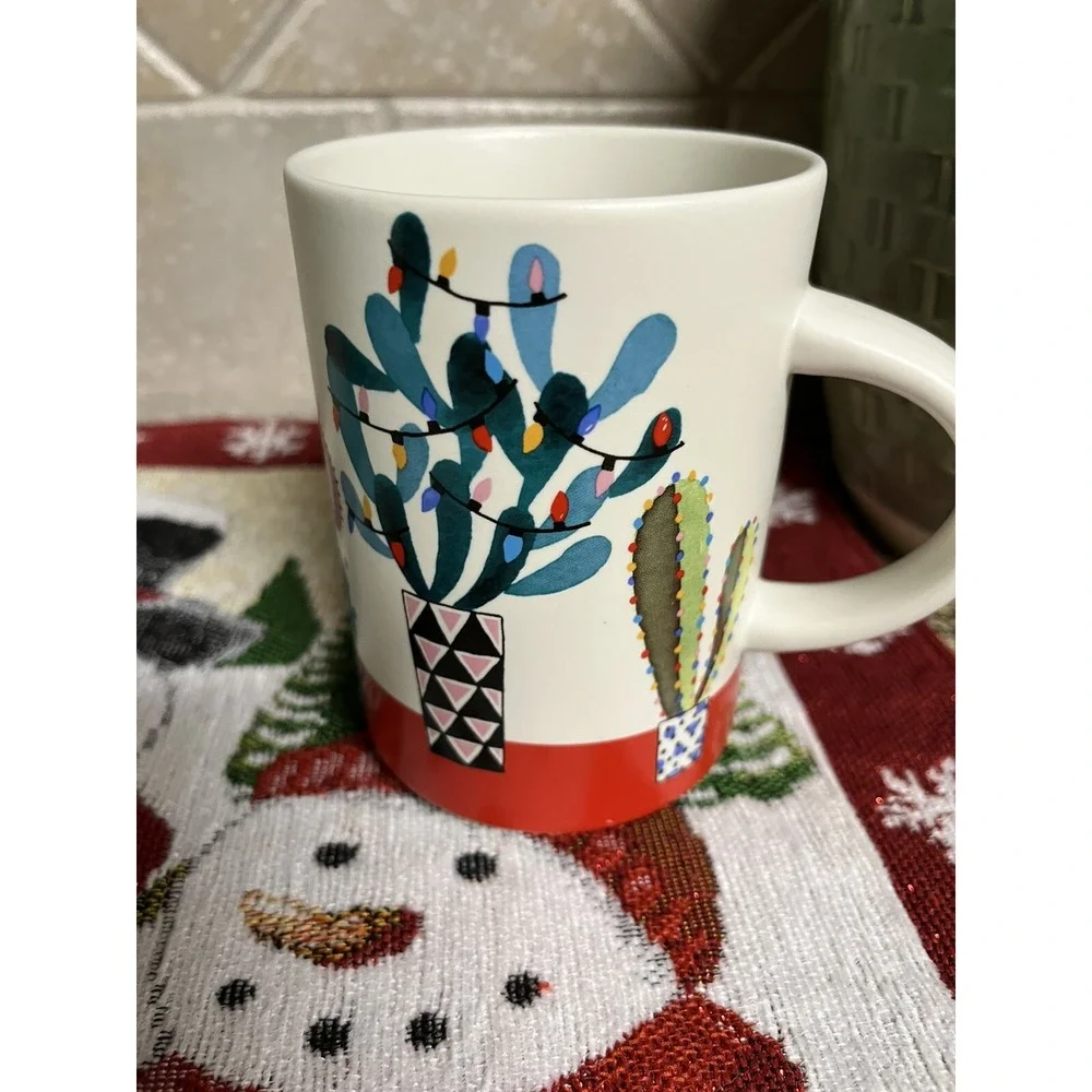Starbucks Mug Starbucks Christmas Cactus Mug Holiday Cactus Mug